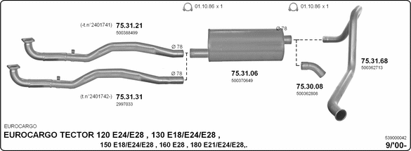 Exhaust System 539000042