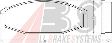 Brake Pad Set, disc brake 36420