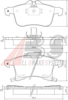 Brake Pad Set, disc brake P 59 045