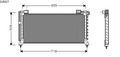 Kondensator, klimatanläggning SU5027