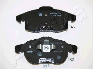 Brake Pad Set, disc brake 50-00-011
