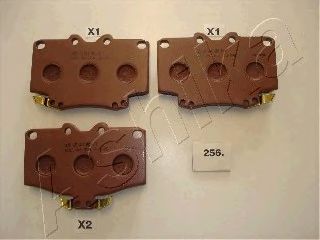 Brake Pad Set, disc brake 50-02-256