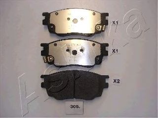 Brake Pad Set, disc brake 50-03-305