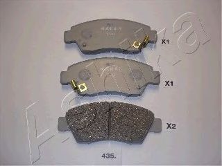 Kit de plaquettes de frein, frein à disque 50-04-435