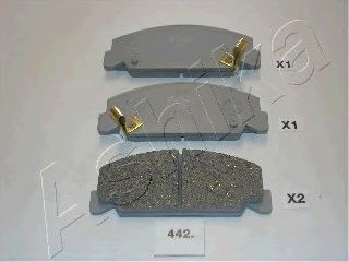 Brake Pad Set, disc brake 50-04-442