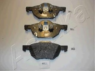 Brake Pad Set, disc brake 50-04-452