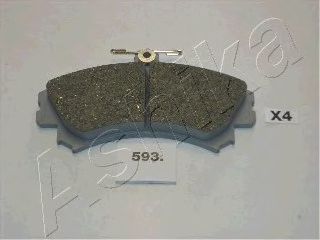 Комплект тормозных колодок, дисковый тормоз 50-05-593