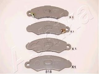 Brake Pad Set, disc brake 50-08-818
