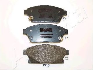 Brake Pad Set, disc brake 50-0W-W13
