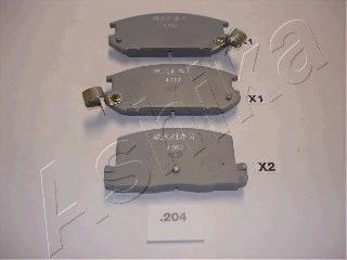 Kit de plaquettes de frein, frein à disque 51-02-204