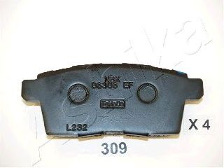 Brake Pad Set, disc brake 51-03-309