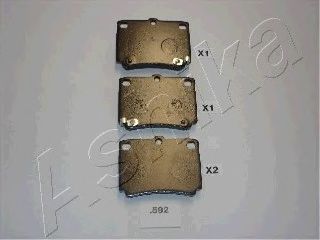 Комплект тормозных колодок, дисковый тормоз 51-05-592