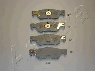 Brake Pad Set, disc brake 51-09-900