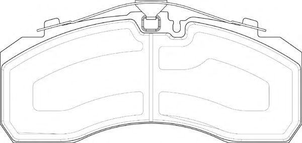 Brake Pad Set, disc brake G6978PTS