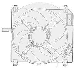Вентилятор, охлаждение двигателя EV816800