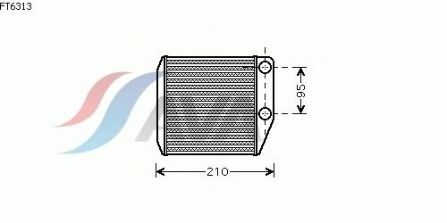 Heat Exchanger, interior heating FT6313