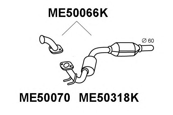 Катализатор ME50066K