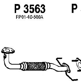 Труба выхлопного газа P3563