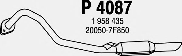 Endschalldämpfer P4087