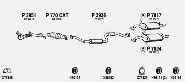 Exhaust System VO405
