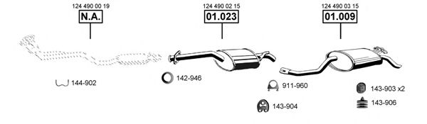 Exhaust System ME011760