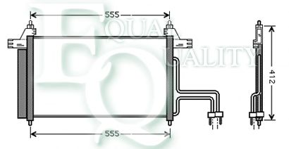 Condensator, airconditioning CO0064