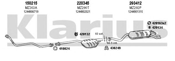 Exhaust System 600172E