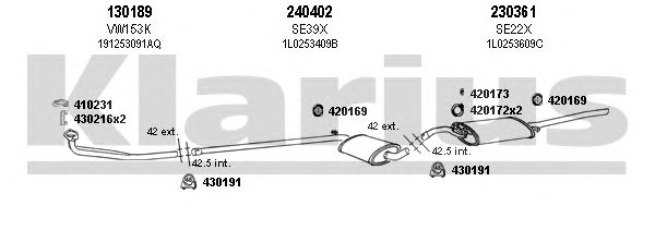 Exhaust System 790042E