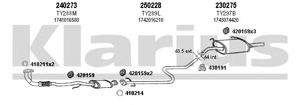 Exhaust System 900118E