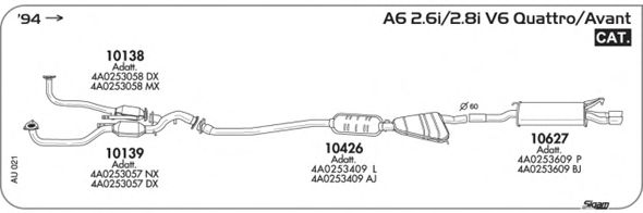 Exhaust System AU021