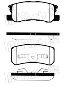 Brake Pad Set, disc brake IBR-1505