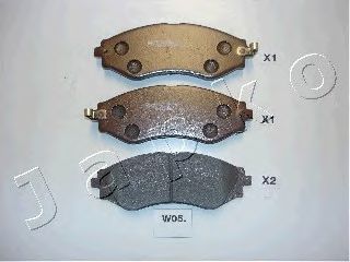 Brake Pad Set, disc brake 50W05