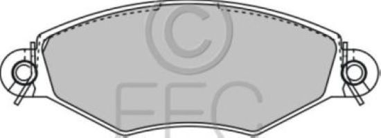 Комплект тормозных колодок, дисковый тормоз BRP1041
