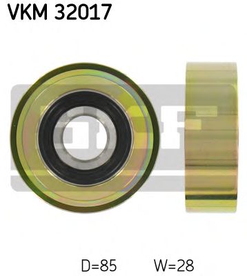 Medløberhjul, multi-V-rem VKM 32017