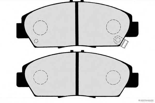 Комплект тормозных колодок, дисковый тормоз J3604037