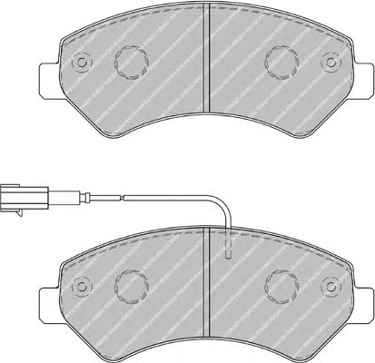 Комплект тормозных колодок, дисковый тормоз FSL1925