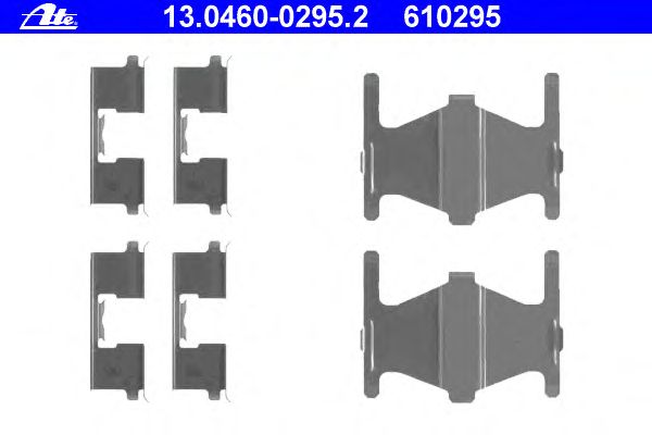 Комплектующие, колодки дискового тормоза 13.0460-0295.2