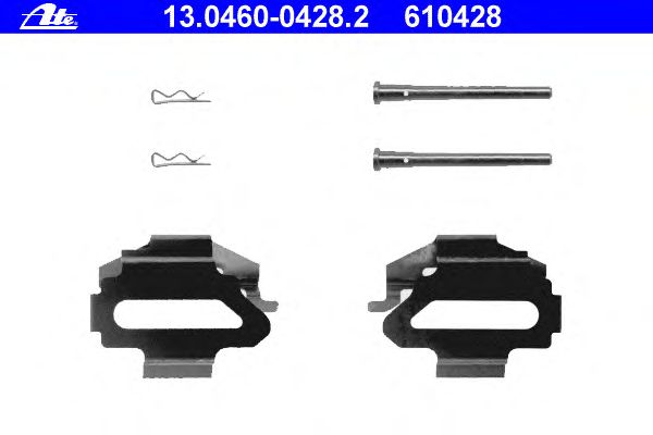 Accessory Kit, disc brake pads 13.0460-0428.2