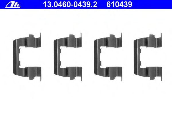 Комплектующие, колодки дискового тормоза 13.0460-0439.2