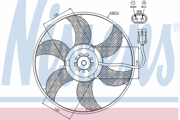Ventilador, refrigeración del motor 85194