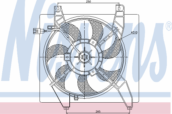 Ventilador, refrigeración del motor 85363