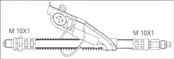 Tubo flexível de travão 1903.67