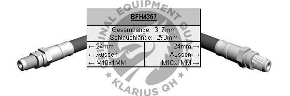 Тормозной шланг BFH4357
