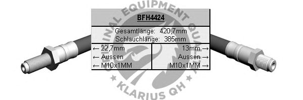 Ελαστικός σωλήνας φρένων BFH4424