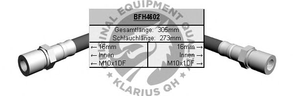 Ελαστικός σωλήνας φρένων BFH4602