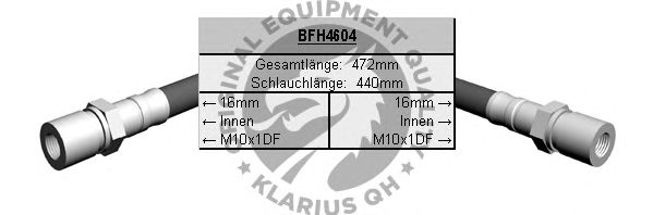 Тормозной шланг BFH4604