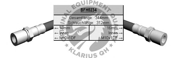 Ελαστικός σωλήνας φρένων BFH5234