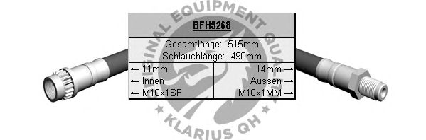 Тормозной шланг BFH5268