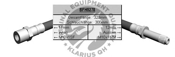 Ελαστικός σωλήνας φρένων BFH5278
