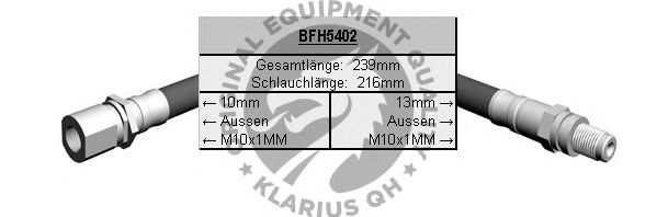 Тормозной шланг BFH5402